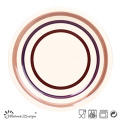 3 Circles Ceramic Dinner Plate